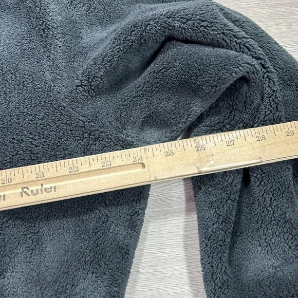 Tommy Bahama Robe Mens Medium Gray Fleece Belted Lounge Sleepwear Bathrobe - Picture 7 of 11